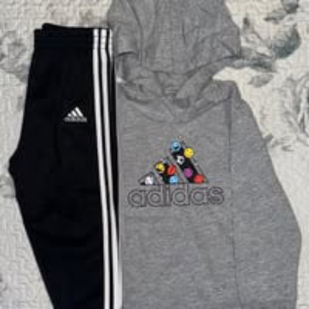 Adidas Jogger Set Boys 7 Grey